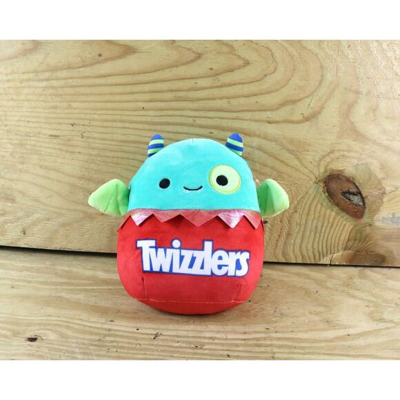 Squishmallow Plush 8" Twizzler Zelic Monster Bat Multicolor Kelly toy 2022 - Picture 1 of 4